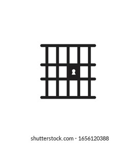 Jail icon vector logo template