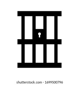 Jail Icon Vector On White Background