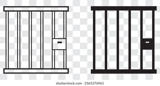 Jail icon vector,  Stock vector, trendy stock design eps 10