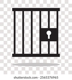 Jail icon vector,  Stock vector, trendy stock design eps 10