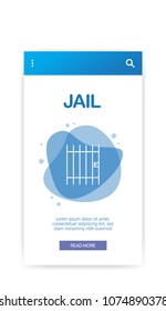 JAIL INFOGRAPHIC CONCEPT
