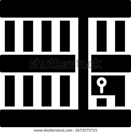 Jail New Creative Icon Design Vector
