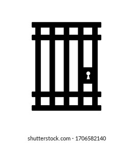 Jail, Prison Icon Vector On White Background