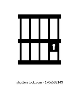 Jail, Prison Icon Vector On White Background