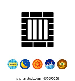 Jail simple icon