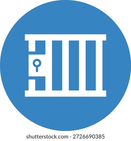 Ilustração de design de ícone de vetor de prisão