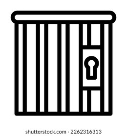 Vektorgrafik-Design für Jail-Vektorgrafiken