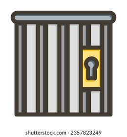 Farbensymbol für die persönliche und kommerzielle Nutzung der Spitzklötze-Linie im Gefängnis.
