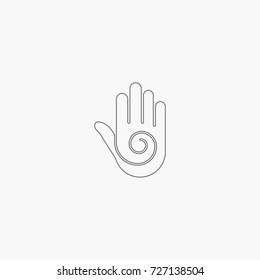 Jain sign icon