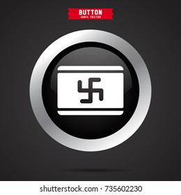 Jainism icon. religion sign