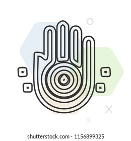 Jainism icon vector can be used as png, Jainism