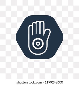 Jainism vector icon isolated on transparent background, Jainism transparency concept can be used web and mobile