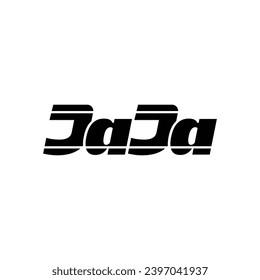 Icono vectorial de la marca JaJa Typography.