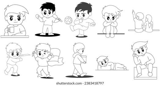 Jakarta, 03-11-2023 :
cartoon activity bundle.
doodle design.