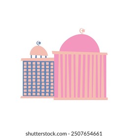 Jakarta Building Illustration - Masjid Istiqlal