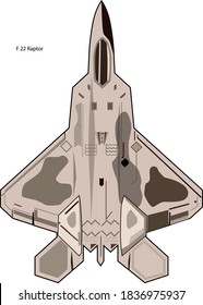 f 22 raptor top view