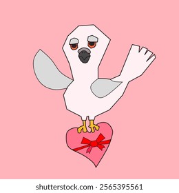 Jakarta, january 01, 2025

illustration of pigeon with a heart, happy valentine everyone. spread the love!