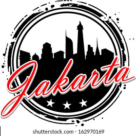 Jakarta Vector Illustration Stock Vector (Royalty Free) 162970169 ...