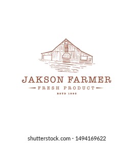 jakson farmer logo design, illustration design