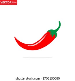 Jalapeno or chilli peppers symbol. Isolated vector illustration. Simple logo vector illustration for graphic and web design.