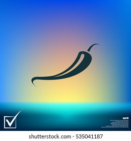 Jalapeno peppers symbol icon vector illustration design