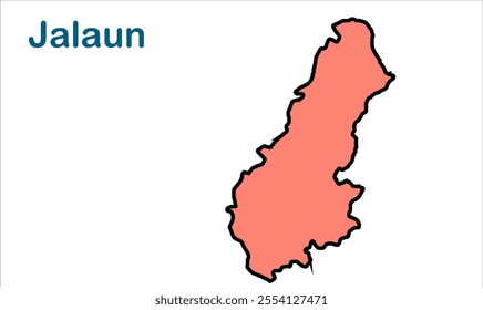 Jalaun subdivision map, Jalaun District,  Uttar Pradesh State, Republic of India, Government of  Uttar Pradesh , Indian territory, Eastern India, politics, village, tourism