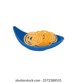 Jalebi, Indian Symbol Vector Illustration