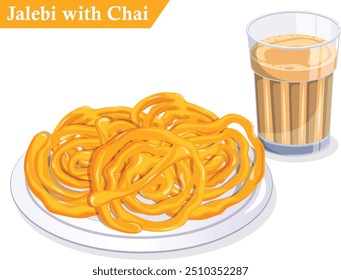 Jalebis con Masala Chai - Dulces tradicionales indios 