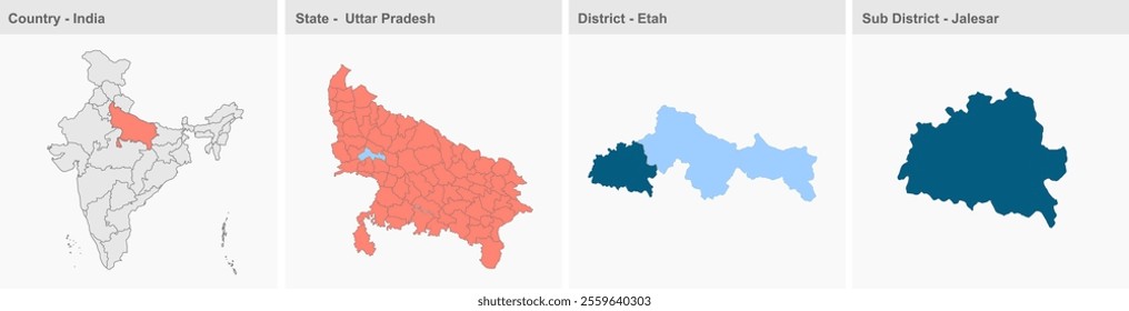 Jalesar map, Etah District, Uttar Pradesh State, Republic of India, Government of  Uttar Pradesh, Indian territory, Eastern India, politics, village, tourism