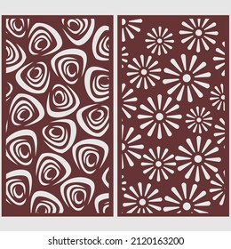 Jali design for cnc router and laser cutting vector