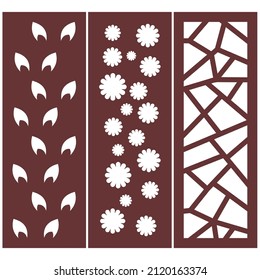 Jali design for cnc router and laser cutting vector