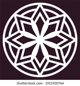 Jali design for graphic and plywood, partition, foam, acrylic and CNC machine cutting.