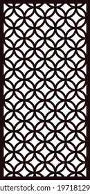 Jali Design for Graphic and Plywood, Partition, Cnc Router Design Foamsheet, Acrylic and CNC Machine Cutting, EPS File.