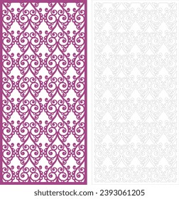 Jali Design for Graphic and Plywood, Partition, Cnc Router Design Foamsheet, Acrylic and CNC Machine Cutting, EPS File.