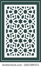 Jali Design for Graphic and Plywood, Partition, Cnc Router Design Foamsheet, Acrylic and CNC Machine Cutting, EPS File.
