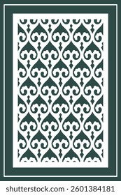 Jali Design for Graphic and Plywood, Partition, Cnc Router Design Foamsheet, Acrylic and CNC Machine Cutting, EPS File.