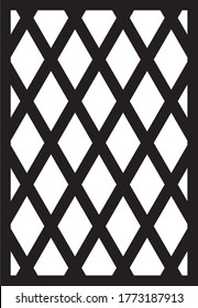 Jali design used for ceiling, partition & Pooja room