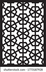Jali design used for ceiling, partition & Pooja room