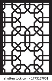 Jali design used for ceiling, partition & Pooja room
