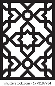 Jali design used for ceiling, partition & Pooja room