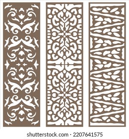 Panel decorativo de corte láser Jali con patrón de encaje.