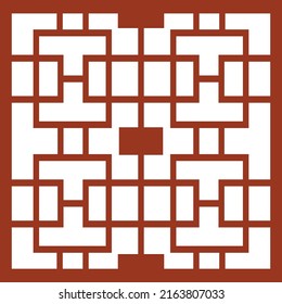 Jali and Laser cutting seamless pattern.