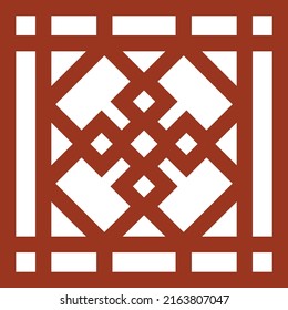 Jali and Laser cutting seamless pattern.