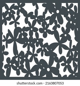 Jali and Laser cutting seamless pattern.