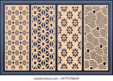 Jali side jali for indian temples Vector File.