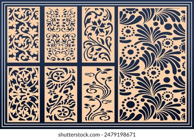 Jali side jali for indian temples Vector File.