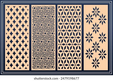 Jali side jali for indian temples Vector File.