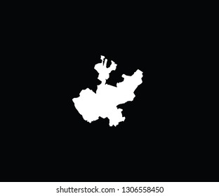 Jalisco outline map Mexico state 