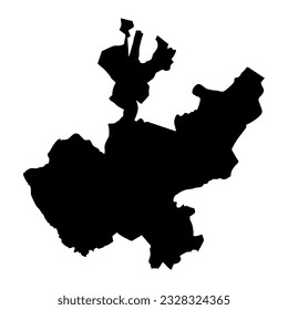 Jalisco state map, administrative division of the country of Mexico. Vector illustration.