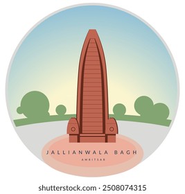 Jallianwala Bagh - Memorial - Stock Illustration  as JPG File